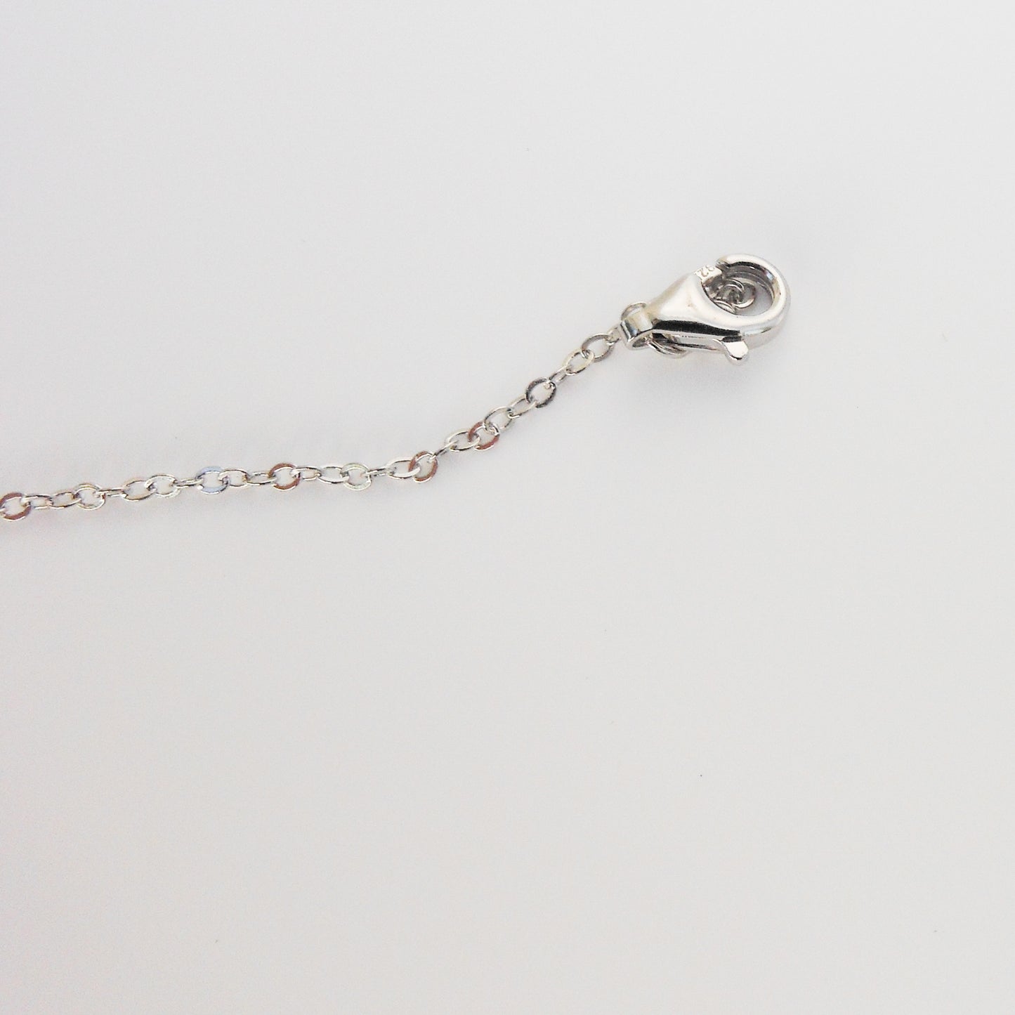 Aqua Blue Droplet Pendant Necklace