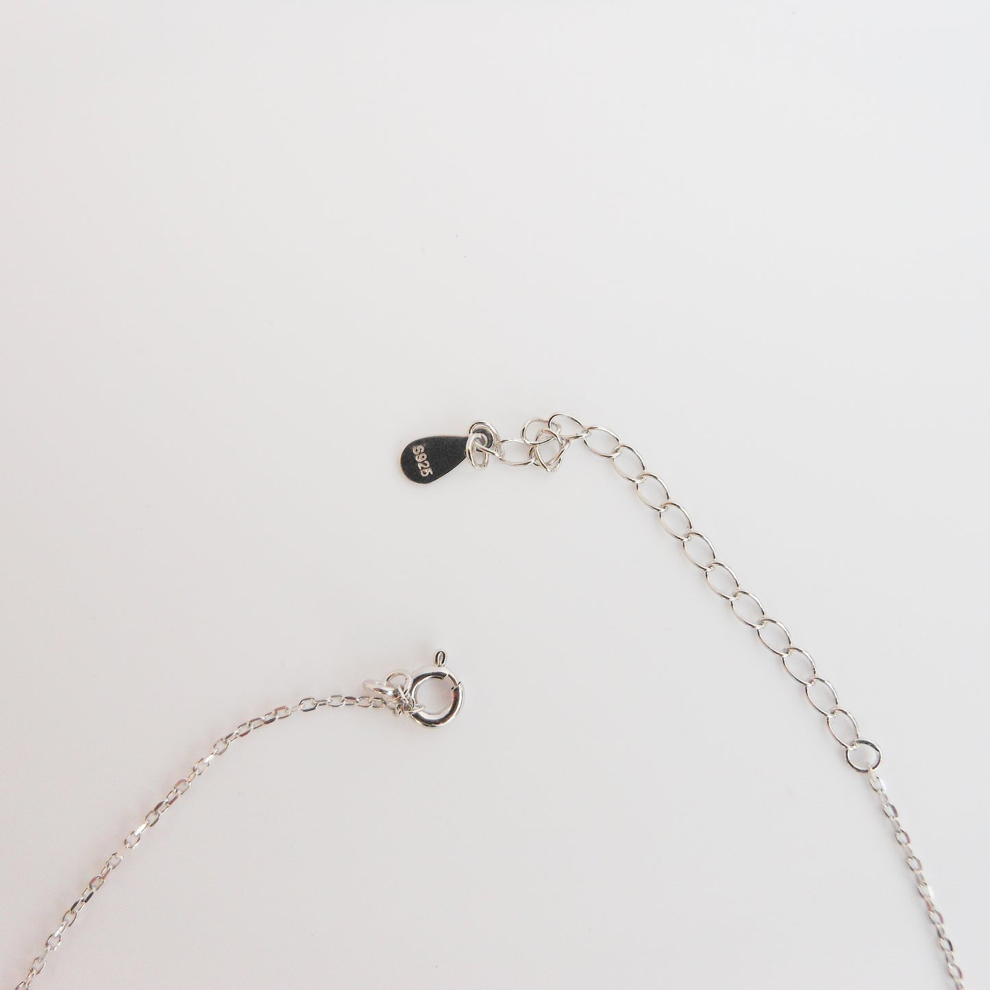 Sterling Silver Pink Pendant Necklace